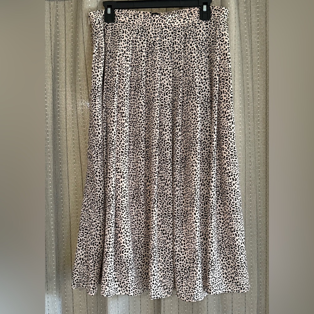 Who What Wear Monochrome Leopard Maxi Skirt - Picture 4 of 6